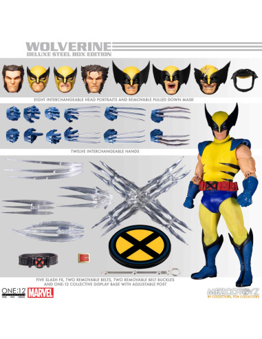 Figura mezco toyz marvel deluxe wolverine the one 12 collective