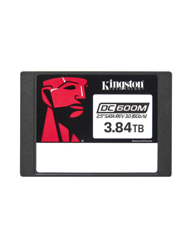 Disco duro interno solido ssd kingston data center 3.84tb 2.5pulgadas sata3