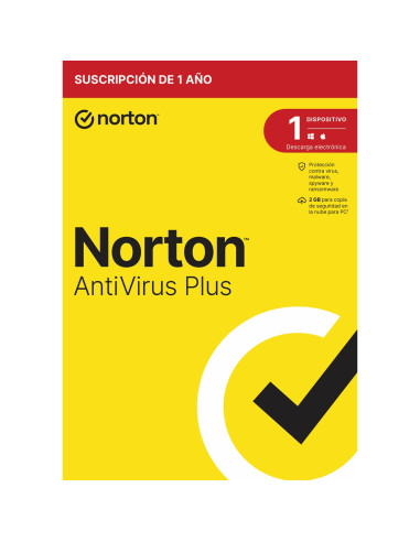 Antivirus norton plus 2gb español 1 usuario 1 dispositivo 1 año en caja generic rsp mm gum