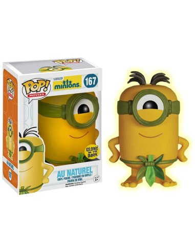 Funko pop minions minion al natural brilla en la oscuridad glow in the dark 6447