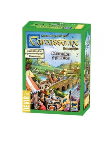 Juego de mesa devir carcassonne mercados y puentes 2018