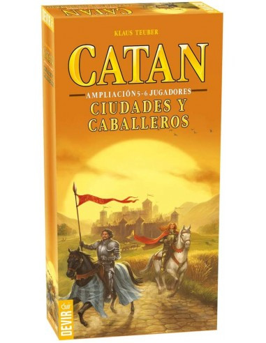 Juego de mesa devir catan ciudades y caballeros 5 - 6 jugadores