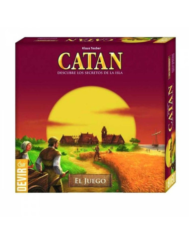 Juego de mesa devir colonos de catan 4 jugadores