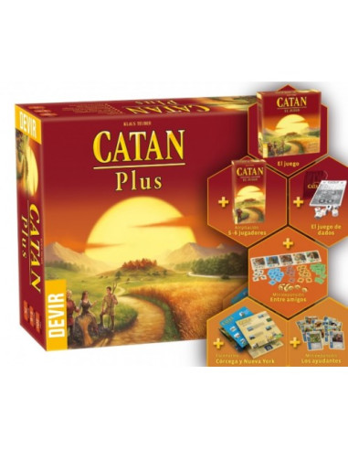 Juego de mesa devir catan plus pegi 10