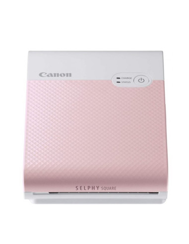 Impresora canon qx10 sublimacion color photo selphy square -  wifi -  usb -  rosa