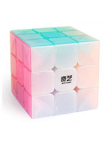 Cubo de rubik qiyi 3x3 warrior jelly stk