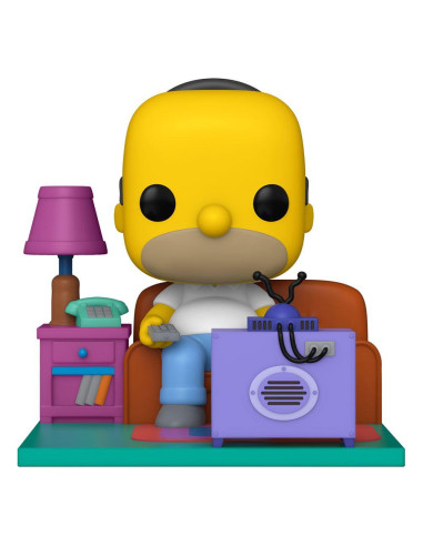 Funko pop deluxe the simpsons homer en el sofa viendo la television 52945