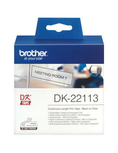 Etiquetas papel precortada brother dk22113 62mm