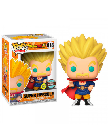 Funko pop dragon ball super s4 super saiyan hercule gitd brillo en la oscuridad 48280