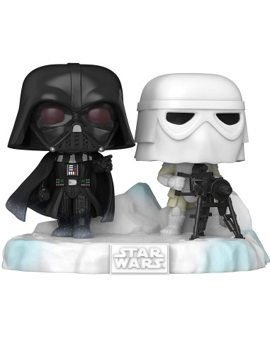 Funko pop deluxe star wars darth vader & stormtrooper diorama invernal exclusivo 46618