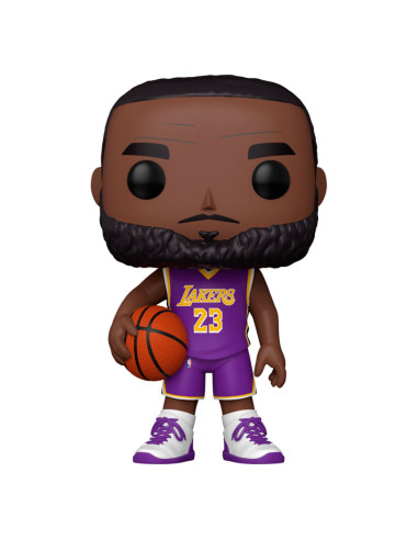 Funko pop deportes nba lebron james jersey morado lakers 52359