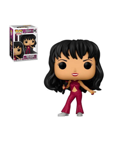 Funko pop estrellas de la musica selena burgundy traje efecto diamante glitter 54475