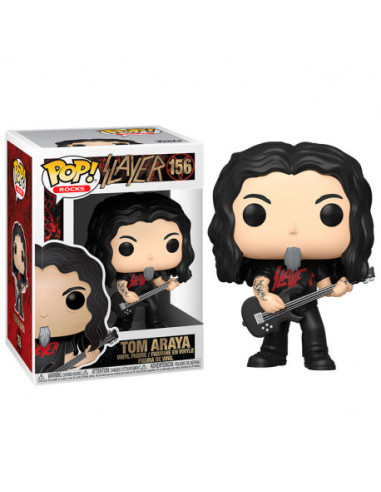 Funko pop estrellas del rock slayer tom araya 45387