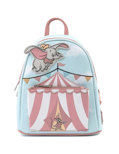 Mochila longefly disney dumbo volando sobre el circo