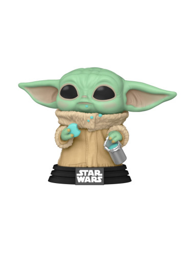 Funko pop star wars the mandalorian grogu baby child con galleta 54531 (preorder reserva ya)