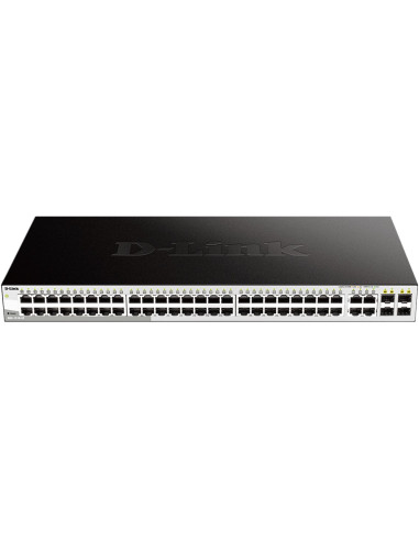 Switch d - link 52 puertos gestionable 48 gigabit ethernet 10 - 100 - 100 4 sfp layer2 smartiii