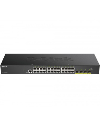 Switch d - link 28 puertos gestionable 24 gigabit ethernet 10 - 100 - 1000 4 sfp l3 lite