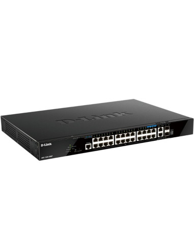 Switch d - link 28 puertos gestionable 24 gigabit ethernet 10 - 100 - 1000 poe 4 sfp