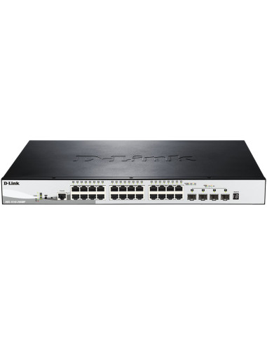 Switch d - link 28 puertos gestionable 24 10 - 100 - 1000 poe 4 sfp