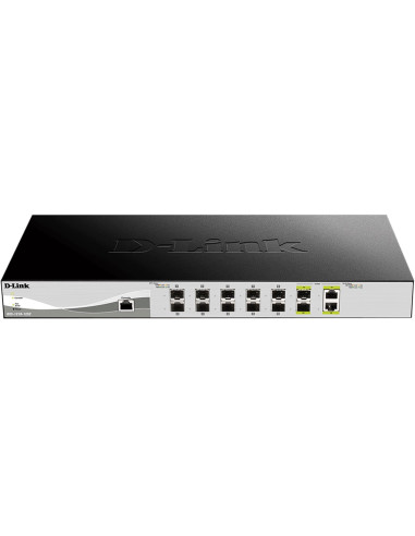 Switch d - link 12 puertos gestionable 10 puertos 10 gigabit ethernet 2 sfp