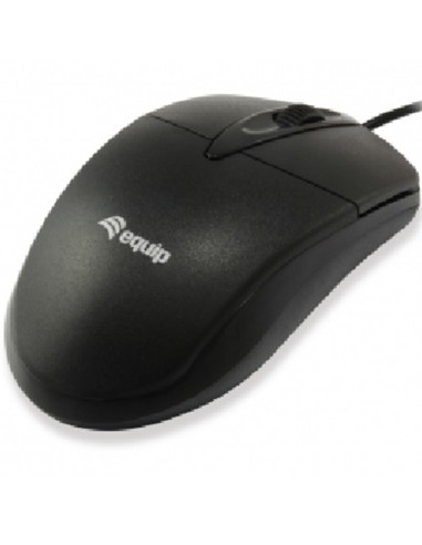 Mouse raton equip life 2 botones optico usb negro 1000dpi