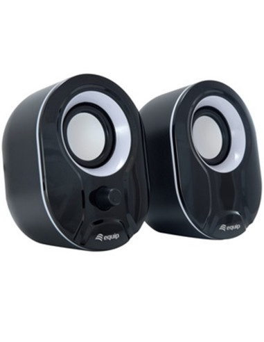 Altavoces equip life 2.0 245333 negro y blanco