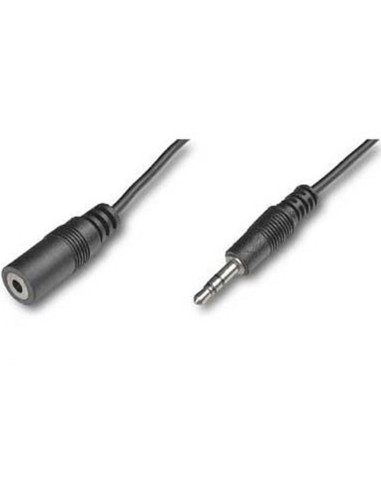 Cable audio equip mini jack 3.5mm macho - hembra 2.5metros