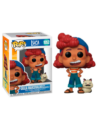 Funko pop disney luca giulia marcovaldo con machiavelli 55764