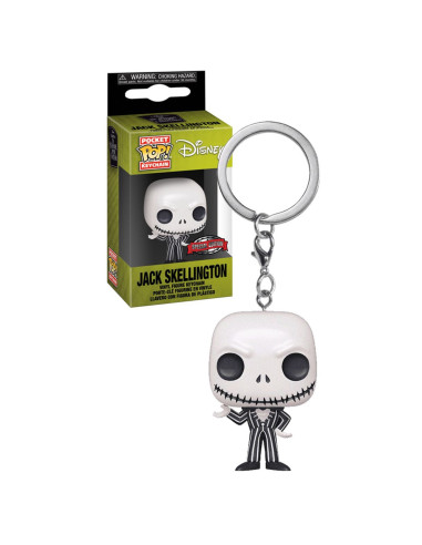 Funko pop keychain llavero disney pesadilla antes de navidad jack skellington efecto metalico edicion especial 42983