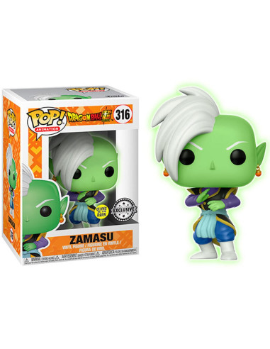 Funko pop dragon ball super zamasu glow in the dark brillo en la oscuridad exclusivo 26634