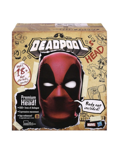 Replica marvel cabeza animatronica deadpool legends series