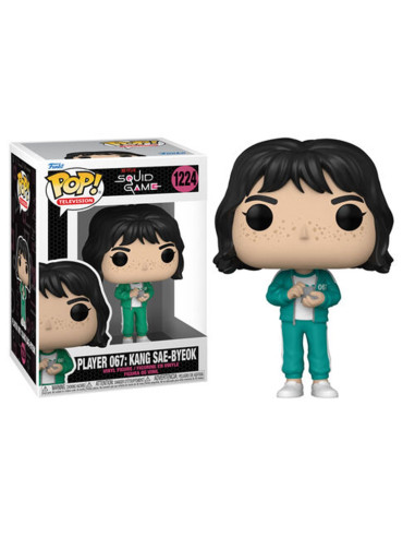 Funko pop series tv el juego del calamar jugador: sae - byeok 067 64797