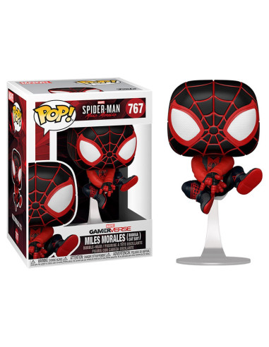 Funko pop marvel spiderman on the spiderverse miles morales bodega cat suit 50152