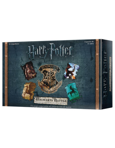 Juego de mesa harry potter hogwarts battle monstruosa caja pegi 11