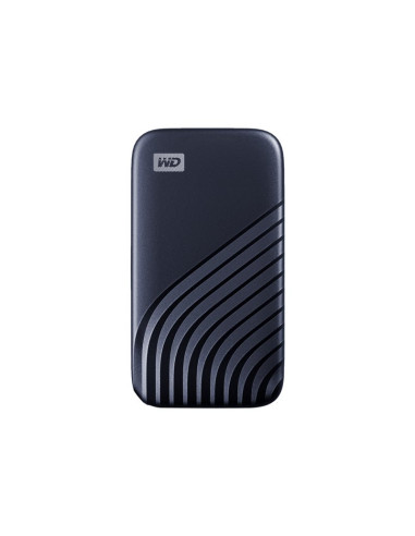 Disco duro externo ssd wd western digital 2tb my passport usb tipo c midnight blue