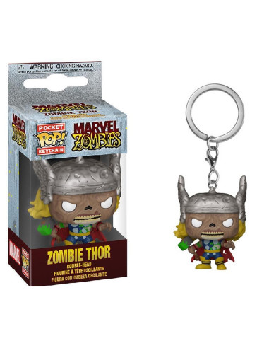 Funko pop keychain llavero marvel thor zombie 54426