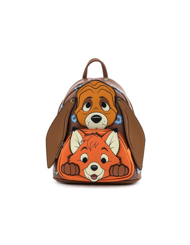 Mochila loungefly disney tod & toby tod toby