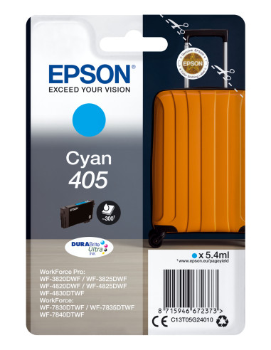 Cartucho tinta epson c13t05g24010 singlepack cian 405 durabrite ultra ink