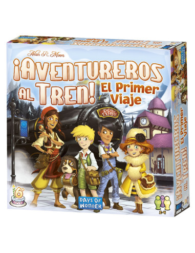 Juego de mesa ¡aventureros al tren! el primer viaje pegi 6