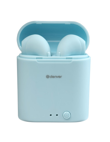 Auricular bluetooth denver twe - 46 - azul turquesa