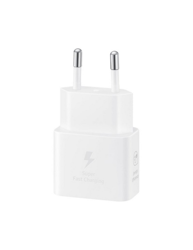 Cargador samsung ep - t2510nwegeu usb tipo c blanco 25w - cable no incluido