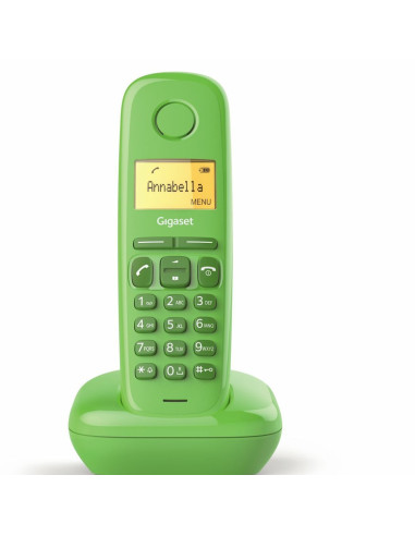 Telefono fijo inalambrico gigaset a170 verde 50 numeros agenda -  10 tonos