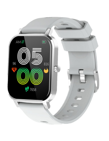 Pulsera reloj deportiva denver sw - 181 - smartwatch -  ip67 -  1.7pulgadas -  bluetooth - gris