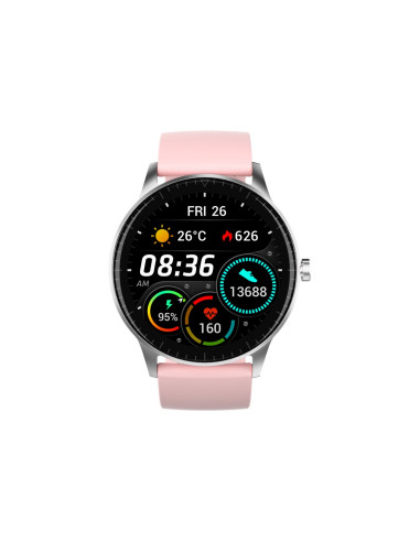 Pulsera reloj deportiva denver sw - 173 - smartwatch -  ip67 -  1.28pulgadas -  bluetooth - rosa