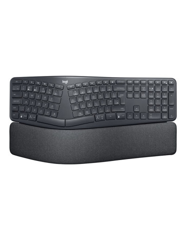 Teclado logitech ergo k860 split for business con logi bolt bluetooth wireles inalambrico grafito