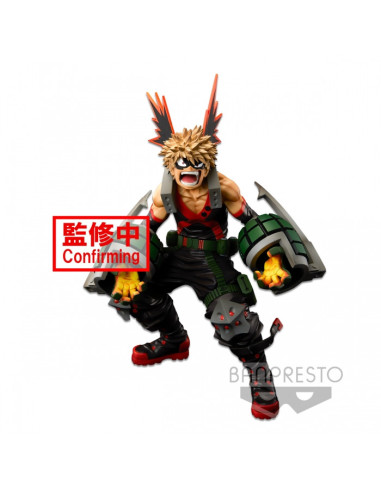 Figura banpresto my hero academia katsuki bakugo wfc super master the brush