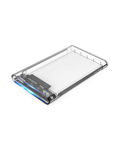 Carcasa disco duro - hdd - ssd coolbox coo - sct - 2533 2.5pulgadas sata usb 3.0 transparente