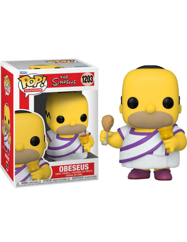 Funko pop animacion the simpsons homer como obeseus 59299