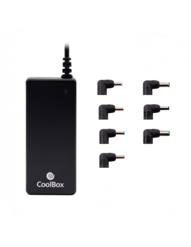 Adaptador cargador de corriente universal para portatiles coolbox 65w