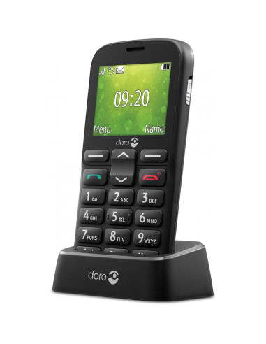 Telefono movil doro 1380 black - 0.3mpx - 2g - negro